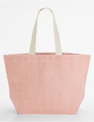 WES-W466-Soft Washed Jute Beach Bag